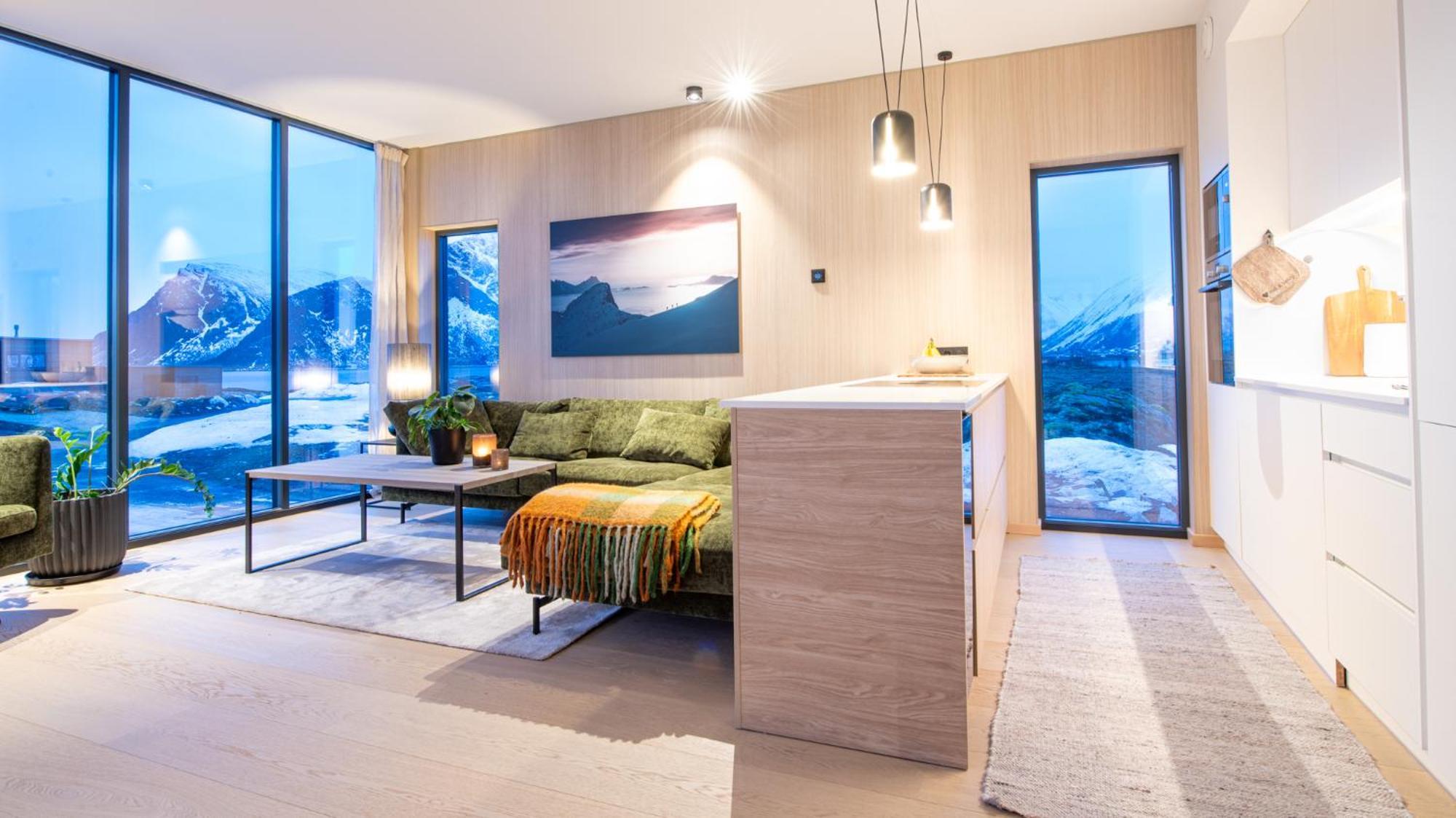New Luxury Cabin Near Henningsvaer Lofoten Kleppstad Екстер'єр фото