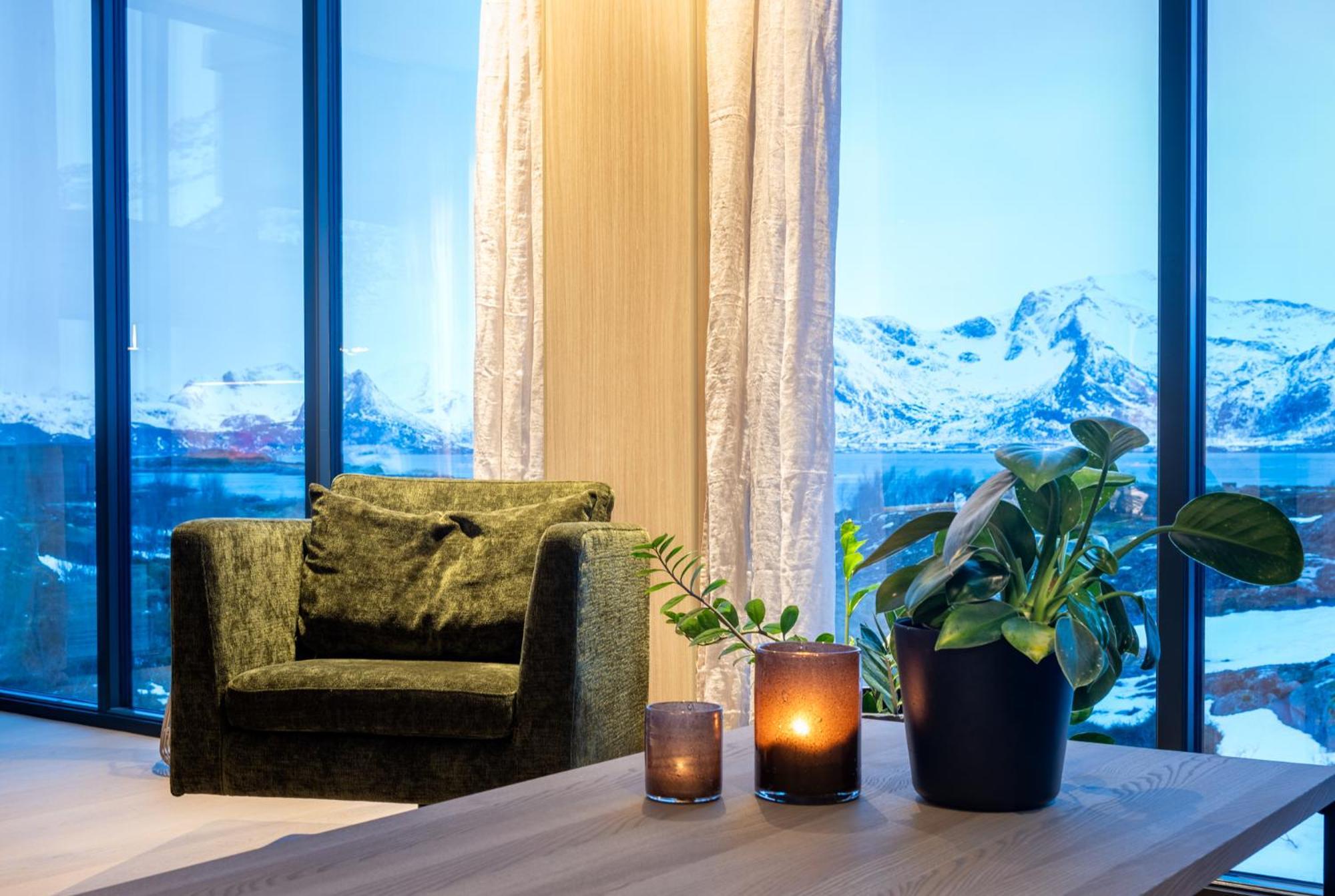 New Luxury Cabin Near Henningsvaer Lofoten Kleppstad Екстер'єр фото